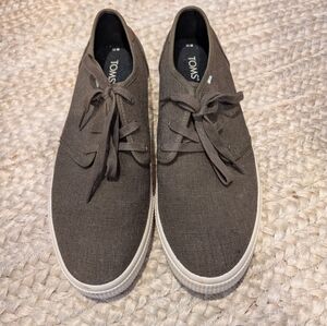 Toms Carlo Sneaker Olive (Size 11)